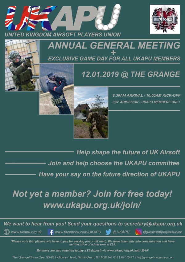 UKAPU AGM 2019 - Deposit
