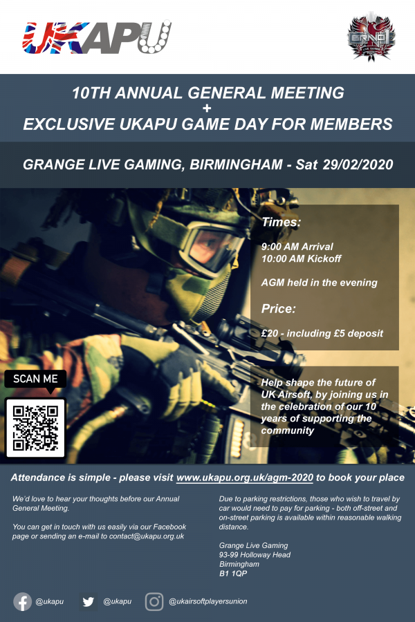 UKAPU AGM 2020 - Deposit